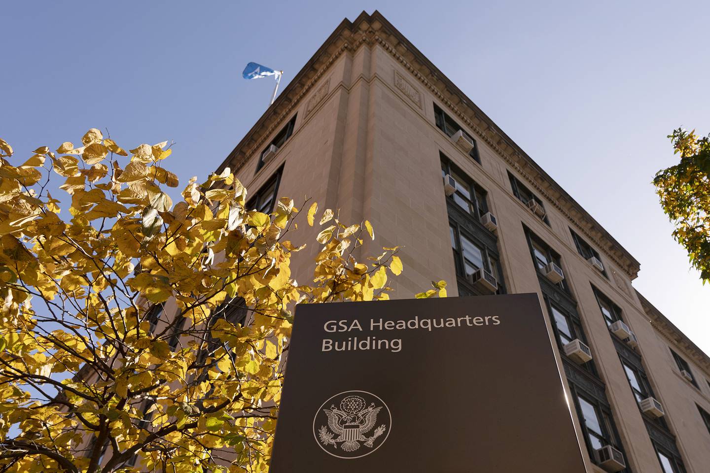 The General Services Administration building is seen Nov. 10, 2020, in Washington.